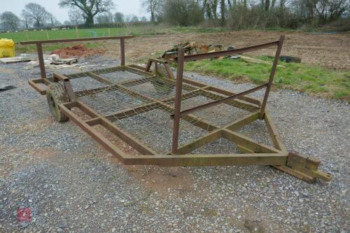 12FT X 7FT 8" LOW LOADING BALE TRAILER