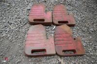 4 25KG MF FRONT TRACTOR WEIGHTS