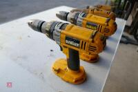 DEWALT DRILLS, BATTERY & CHARGER - 3