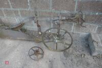 RANSOMES VINTAGE HORSE DRAWN PLOUGH - 4