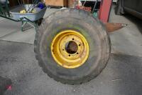 6 STUD 12.5/80-15.3 TRAILER WHEEL & TYRE