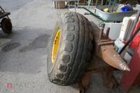 6 STUD 12.5/80-15.3 TRAILER WHEEL & TYRE - 4