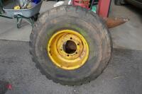 6 STUD 12.5/80-15.3 TRAILER WHEEL & TYRE - 5