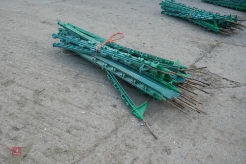 25 GREEN ELEC FENCING STAKES