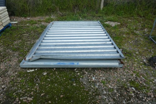 GALVANISED SHED/SHUTTERING