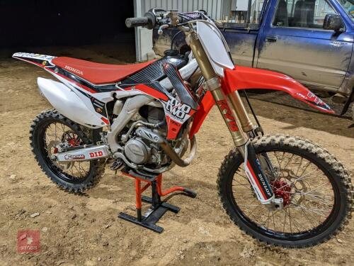 2014 HONDA CRF 450 MOTORBIKE