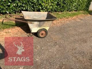 TWIN WHEELED GARDEN BARROW