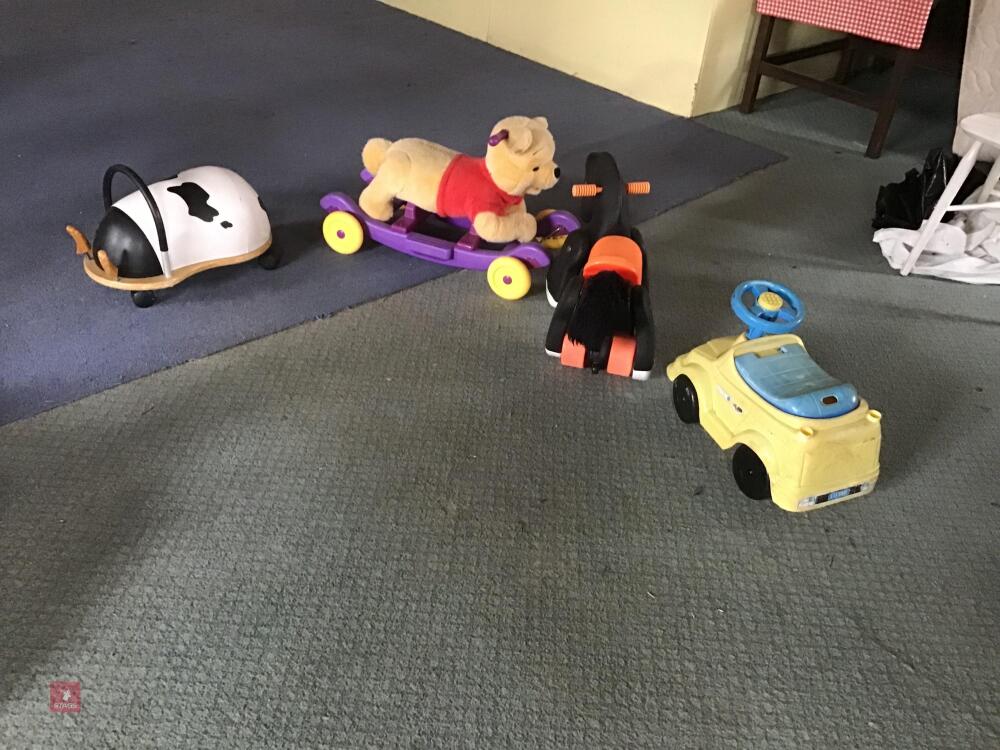 4 VARIOUS CHILDRENS TOYS