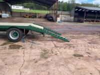 6-8T BEAVER TAIL LOW LOADER TRAILER - 4