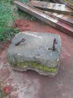 CONCRETE TRACTOR WEIGHT - 2
