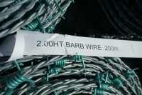 4 ROLLS OF BRAND NEW 200M BARBED WIRE - 7