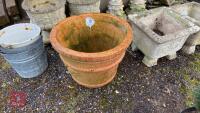 LARGE CLAY FLOWER POT - 2