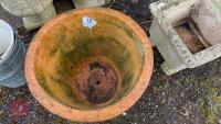 LARGE CLAY FLOWER POT - 3