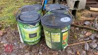 4 POTS OF FENCE CARE PAINT - 2