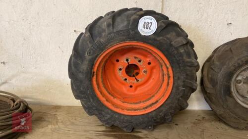 2 6-12 TRACTOR WHEELS & TYRES