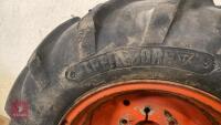 2 6-12 TRACTOR WHEELS & TYRES - 3