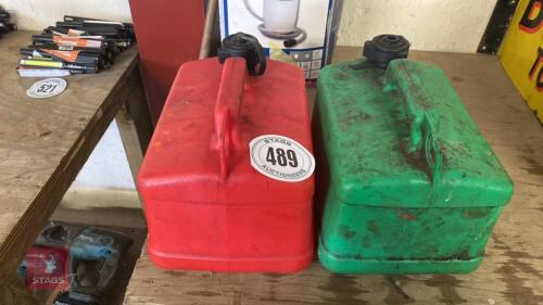2 FUEL CANS