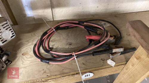 PAIR OF JUMP LEADS