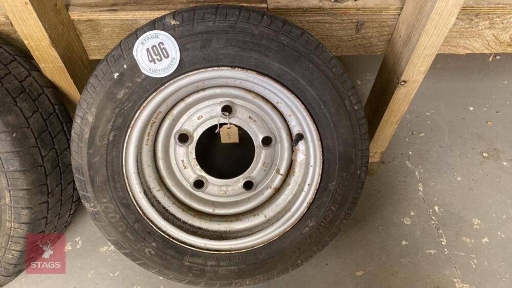 IFOR WILLIAMS 195/604/12 WHEEL & TYRE