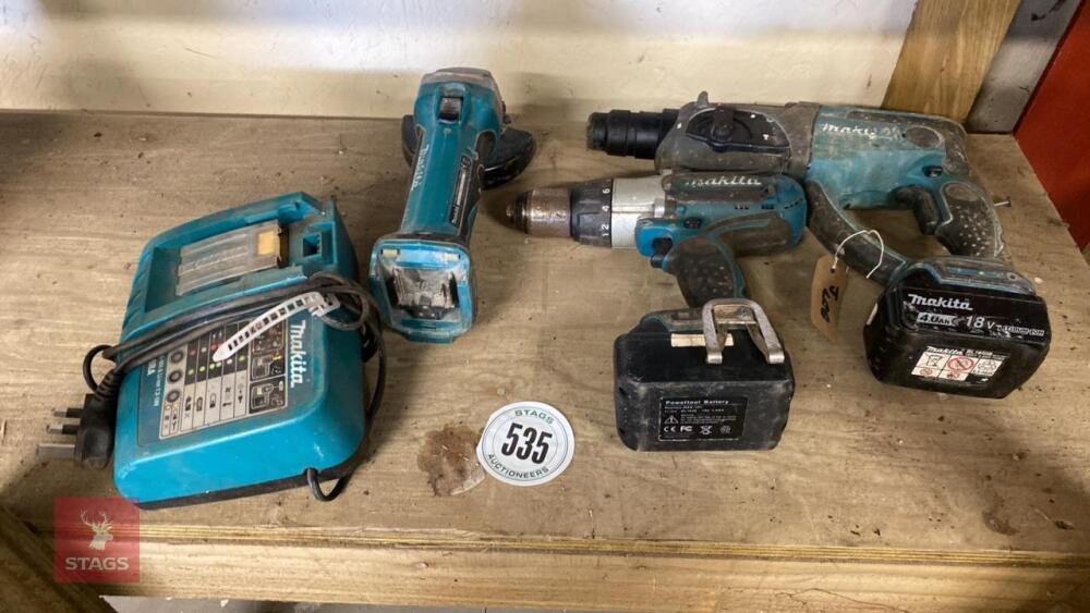 MAKITA TOOLS & CHARGER