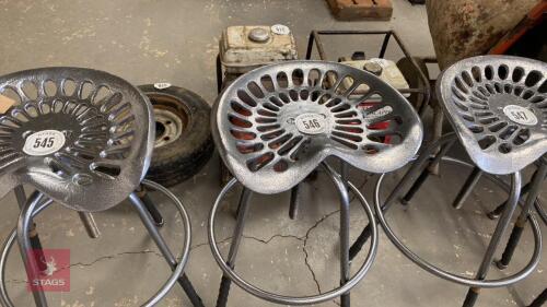 ADJUSTABLE TRACTOR SEAT STOOL