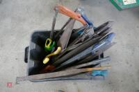 BOX OF ASSORTED TOOLS - 6