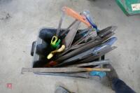 BOX OF ASSORTED TOOLS - 7