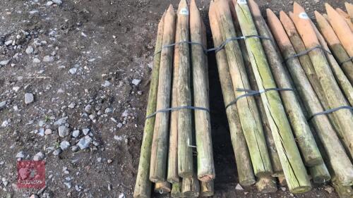 10 WOODEN STAKES