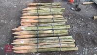 10 WOODEN STAKES