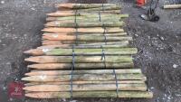 10 WOODEN STAKES