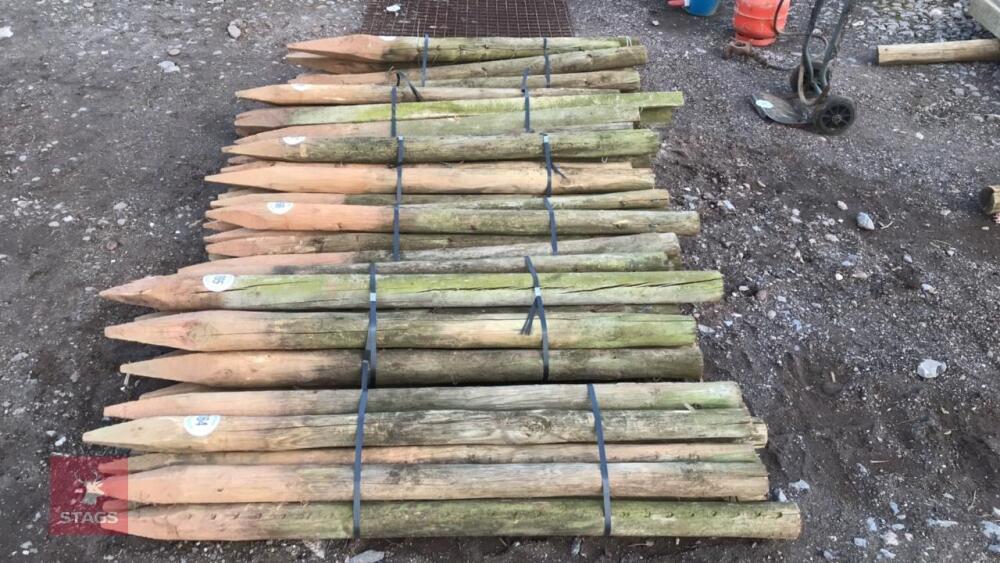 10 WOODEN STAKES