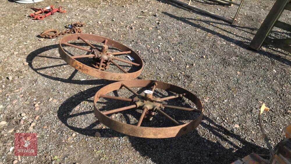 2 X EV TWOSE CART WHEELS