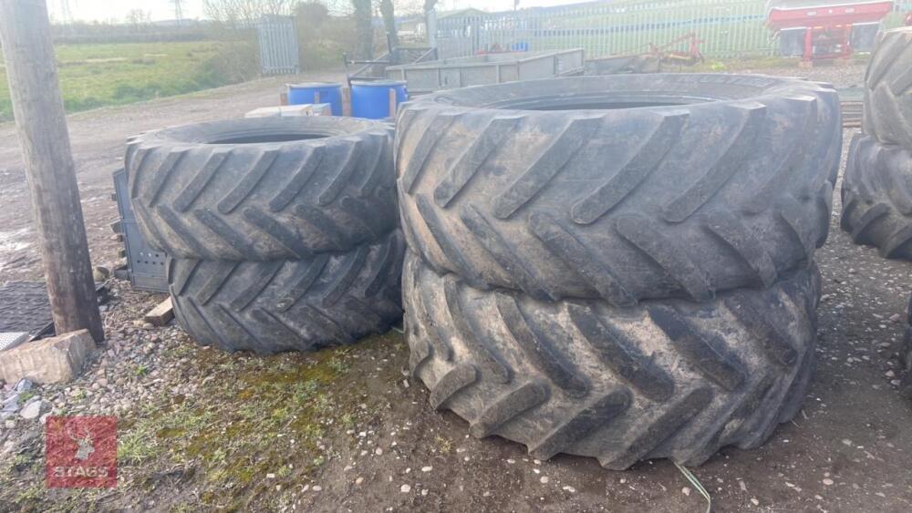 SET OF 4 TRACTOR TYRES