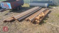 LARGE QTY OF 4" DRAINAGE PIPE & FITTINGS