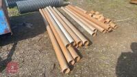 LARGE QTY OF 4" DRAINAGE PIPE & FITTINGS - 2