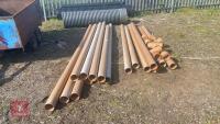 LARGE QTY OF 4" DRAINAGE PIPE & FITTINGS - 3