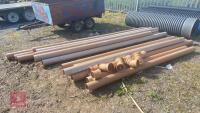 LARGE QTY OF 4" DRAINAGE PIPE & FITTINGS - 5