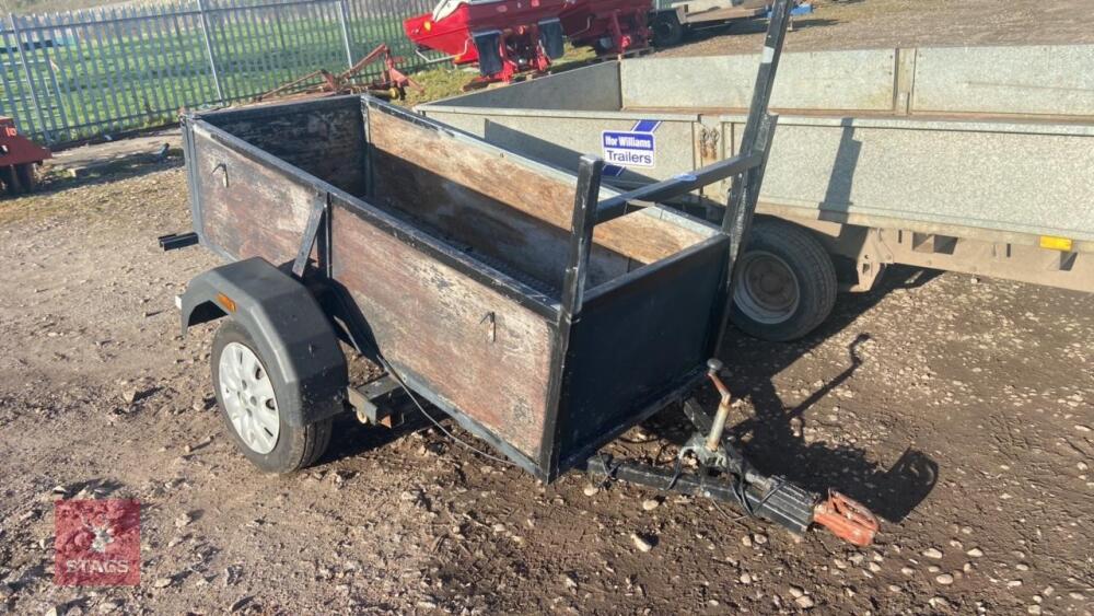 7' X 3' SINGLE AXLE CAR TRAILER