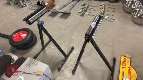 PAIR OF WORKSHOP ROLLERS