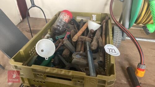 LARGE BOX OF TOOLS