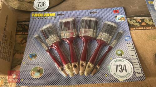 PACKET OF PAINT BRUSHES