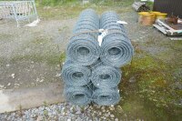 6 ROLLS OF 100M CATTLE STOCK WIRE - 3