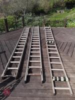 3 ROOF LADDERS