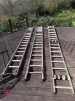 3 ROOF LADDERS - 5