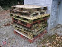 2 STACKS OF GOOD USED PALLETS - 2