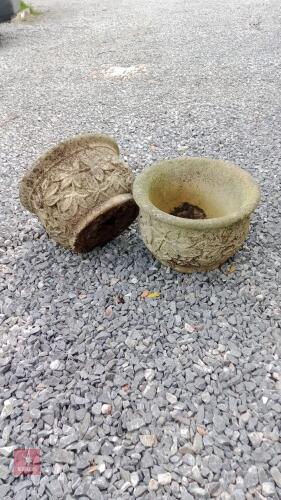 PAIR OF MATCHING PLANTERS