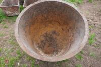 LARGE CAST BELL SHAPED POT - 5