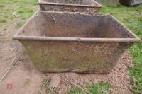 2 CAST TROUGHS - 5