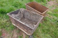 2 CAST TROUGHS - 3