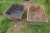 2 CAST TROUGHS - 3